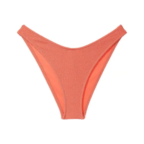 Victoria's Secret Розовый Бразильский Бикини Низ Deep Коралловый Плавки Женские Deep Коралловый