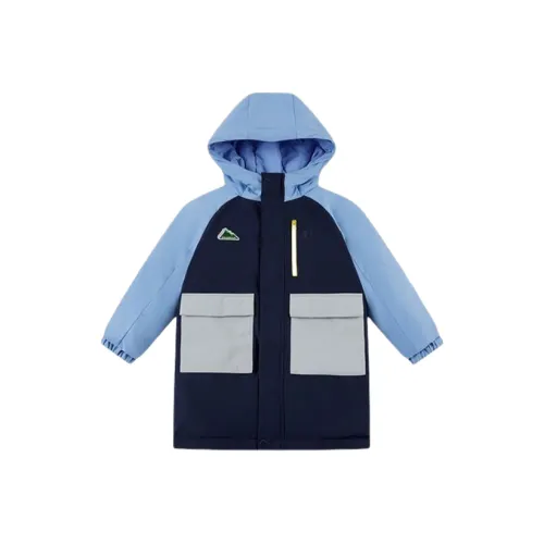 QIAODAN Пуховик Rhino Облачно-голубой для детей 3-7 лет