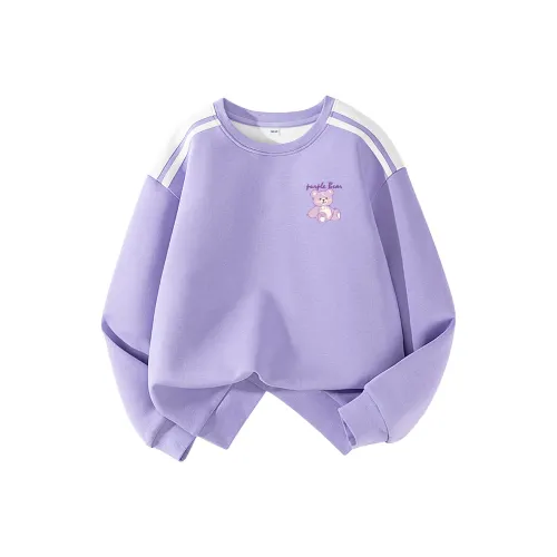 La Chapelle Kids Свитшот Светло-фиолетовый Фиолетовый Медвежонок Подростки