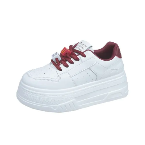 TONYBEAR Противоскользящие и износостойкие кеды для скейтбординга с низким верхом увеличивающие высоту женские