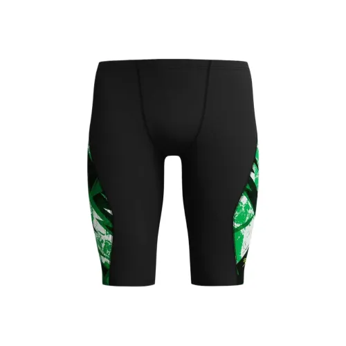 Speedo Детский купальник для мальчиков Bolted Splice Jammer Черный Зеленый Черный Зеленый Детский