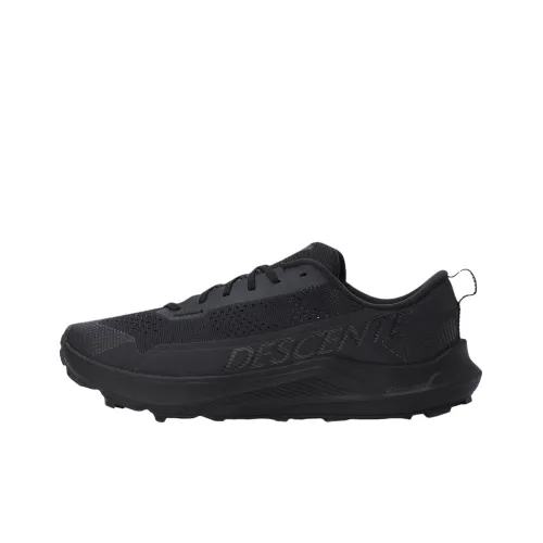DESCENTE Somat Беговые кроссовки Низкий Топ Черный Унисекс