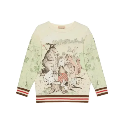 GUCCI SS24 Свитшот Бежевый Детский