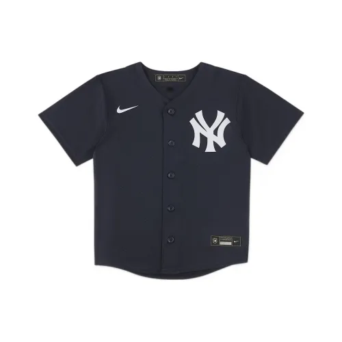 Nike Рубашка Нью-Йорк Янкис Синий Детский