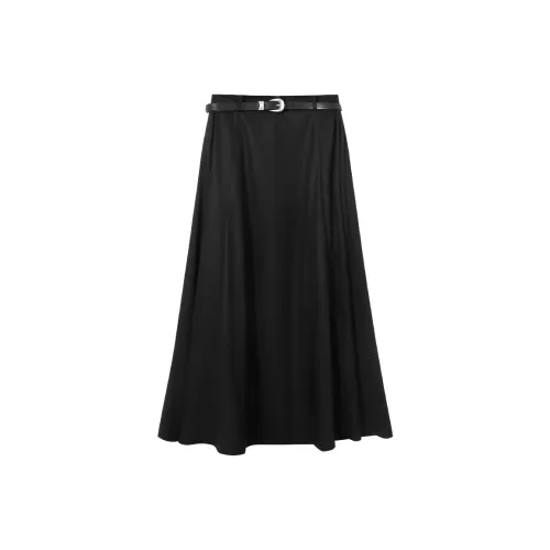 JESSYLINE Повседневная длинная юбка женская черная