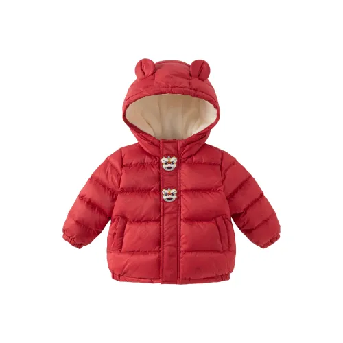 DAVE BELLA Пуховик Китайский Красный Кремовый Белый для детей 3-7 лет