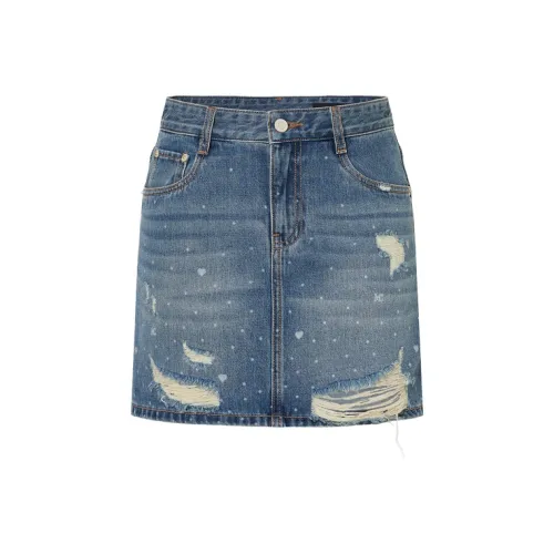 MOCO Джинсовые короткие юбки Женские