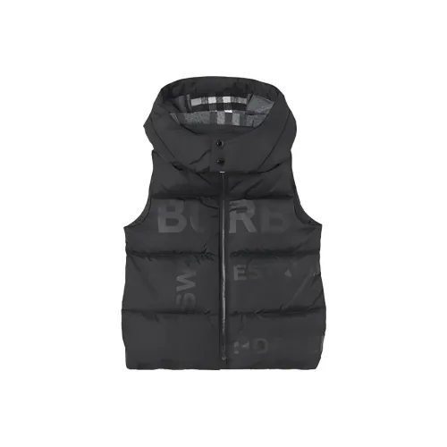 Burberry Черный Kids Жилеты