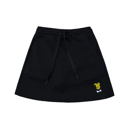 Checkitout Повседневные короткие юбки Женские Sleepy Machine Black