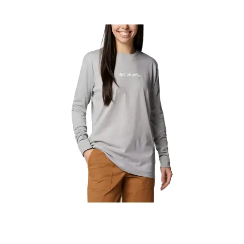 Columbia North Cascades Стандартная T-рубашка Женская Серого цвета
