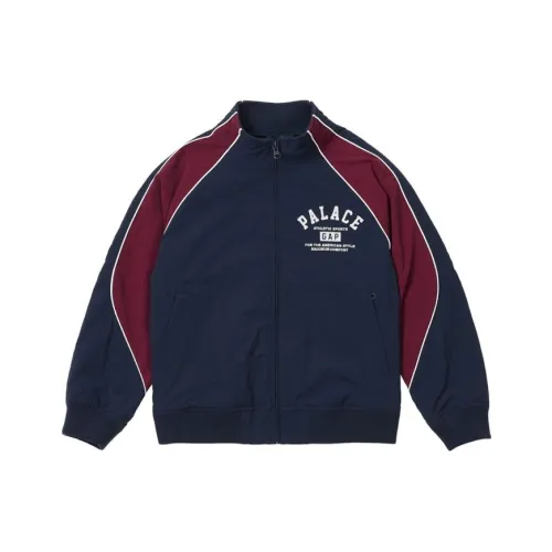 PALACE x GAP SS24 Kids Nylon Track Топ Куртки Пальто Детский Морской синий