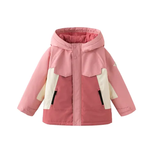DAVE BELLA Хлопковый пуховик Персиково-розовый Темно-синий Детский