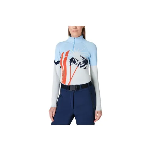 Sweaty Betty Спортивное термобелье для женщин белое SKI Alpine Жаккард