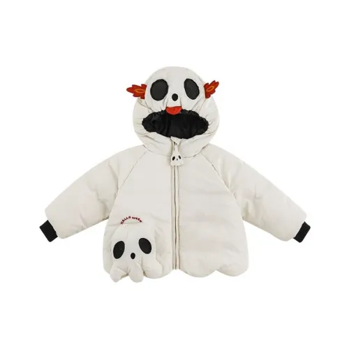 YOEHYAUL Хлопковый пуховик Бежевый для детей 3-7 лет