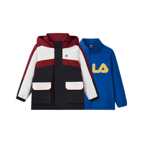 FILA KIDS Куртки и Пальто Осенний 2024 Комплект из 2 предметов Легенда Синий Для детей от 3 до 7 лет