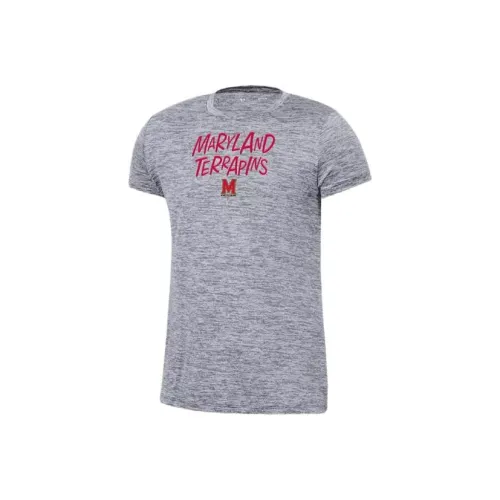 Under Armour Детская одежда Университетский OF Maryland COLLEGE Парк T Рубашка Детский Серый