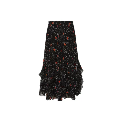 DVF Diane Von Furstenberg Повседневный Длинный Юбка Женские Черный