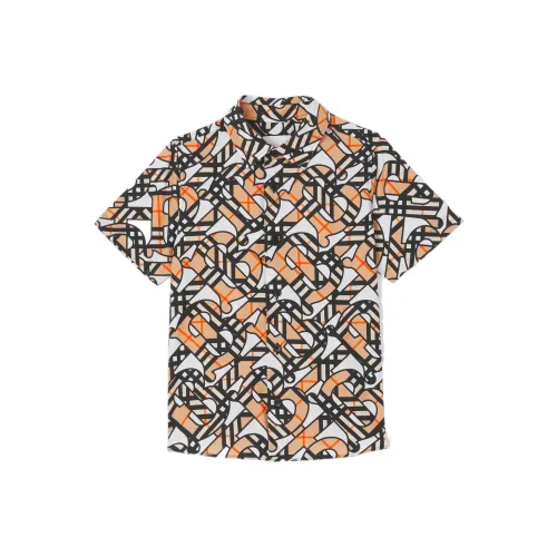 Burberry Коричневые Kids Рубашки