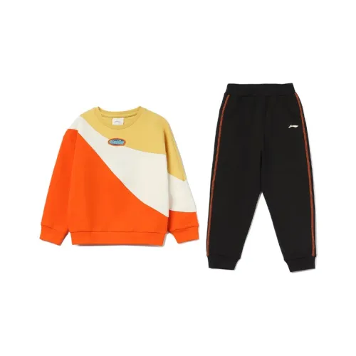 LINING YOUNG Повседневная спортивная одежда Milk sugar Желтый Milky Белый Черный Детский