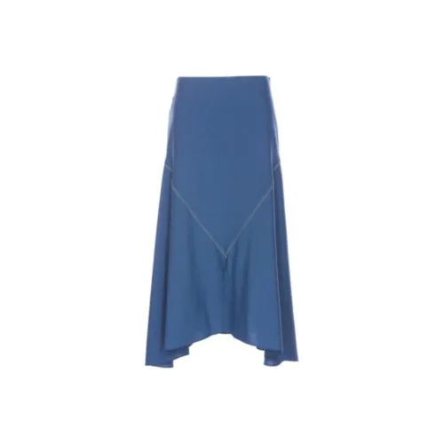 MARNI Повседневный Длинный Юбка Женская Синяя