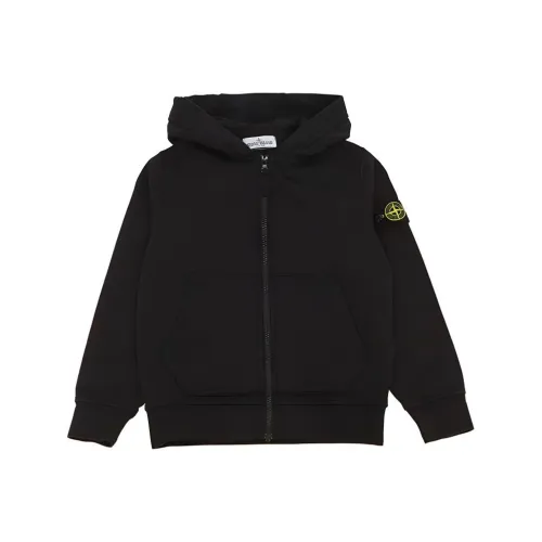 STONE ISLAND Черные Детские Куртки
