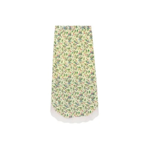 Zadig Voltaire Повседневный Длинный Юбка Женская Светло-Желтая