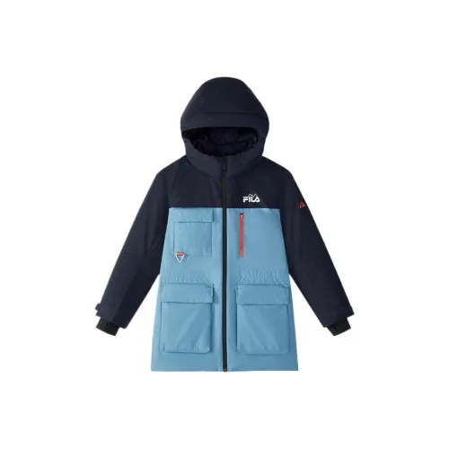 FILA KIDS Пуховик Wave Синий Подростки