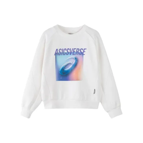 Asics Толстовка Japanese Style Light Trend Белый Подростки