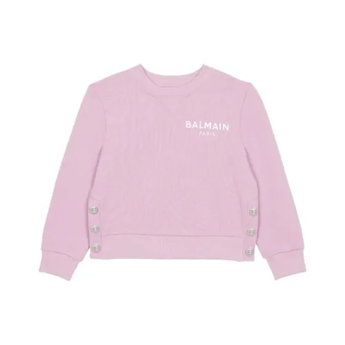 BALMAIN Розовый Kids Свитшоты