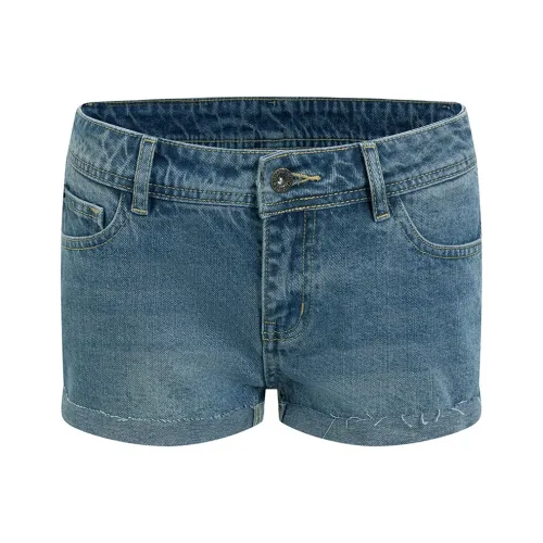 Ariseism Промытый синий Женские джинсовые шорты