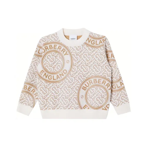 Burberry Свитер FW22 Белый Детский