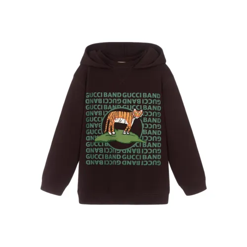 GUCCI Толстовка SS24 Коричневый Детский