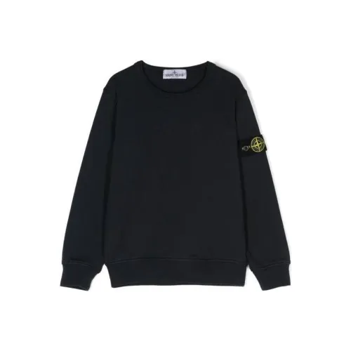 STONE ISLAND Морской синий Kids Свитшоты