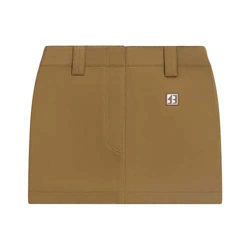 CALLED BACK Повседневные короткие юбки Женские Коричневый