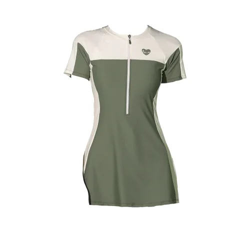 Hao Zhilang Зеленый Женские Ван-Пис Купальники