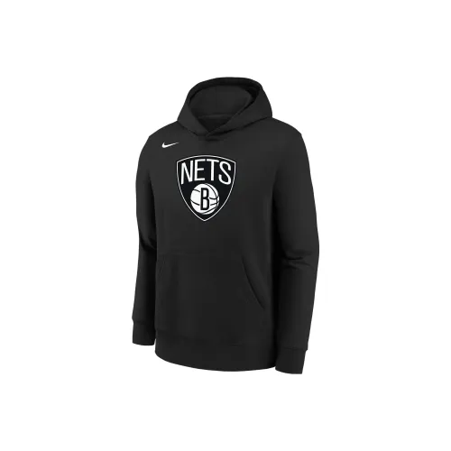 Nike Детская одежда NBA Брук Нетс Толстовка Черный Детский
