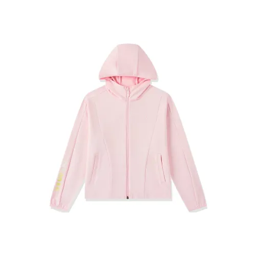 QIAODAN Куртки Пальто Oriole Розовый Подростки
