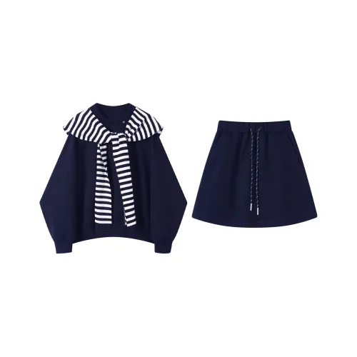 FLIM Комплект с юбкой Женские Темно-синий