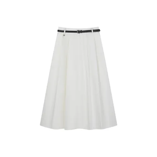 Teenie Weenie Повседневный Длинный Юбка Женская Белая
