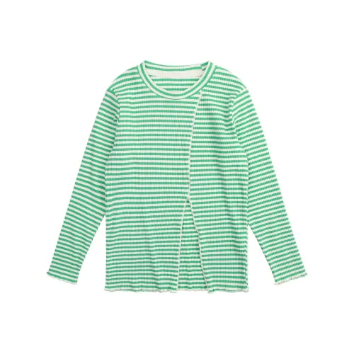 Pure and Good T-Shirt Детский Зеленый Белый Универсальный