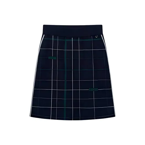 KSWISS Повседневные короткие юбки Женские Темный индиго