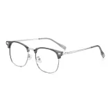 Прозрачно-серый, серебряная оправа [TR11180-C3]