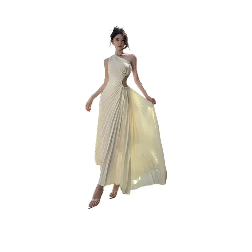 MORii Бежево-абрикосовые Женские Платья без рукавов