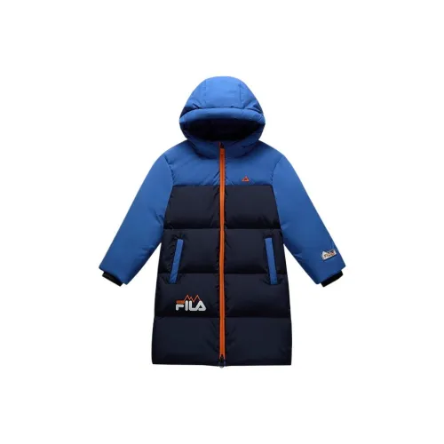 FILA KIDS Пуховик Выступление FPF Dome Бесконечно-синий Children Возраст 3-7 лет