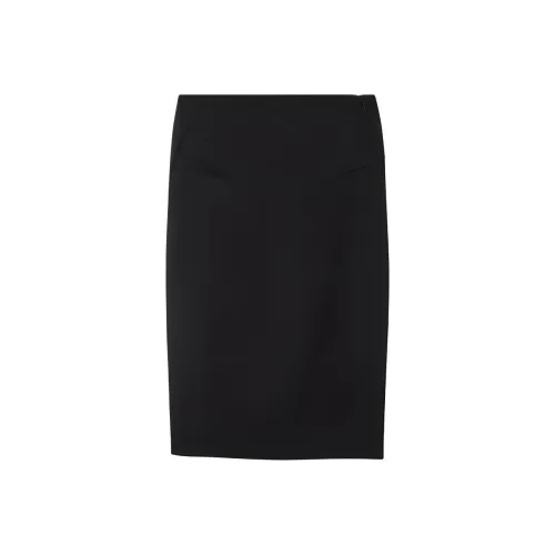 VERSACE FW24 Повседневная длинная юбка женская черная