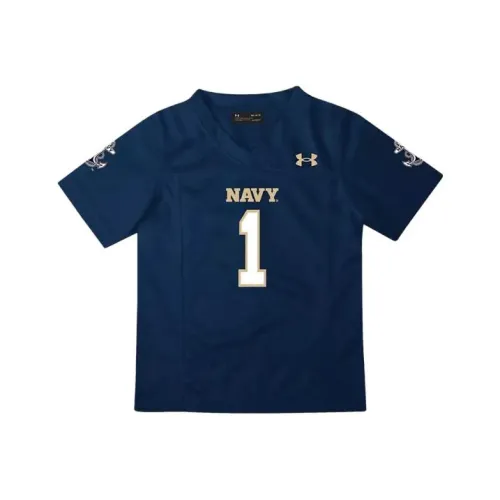 Under Armour США Naval ACADEMY T Рубашка Детская Синяя
