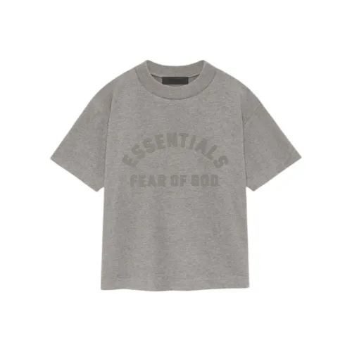 Fear Of God Essentials T-рубашка SS24 KIDS Essentials S S tee Heather GREY Heather Серый Детский