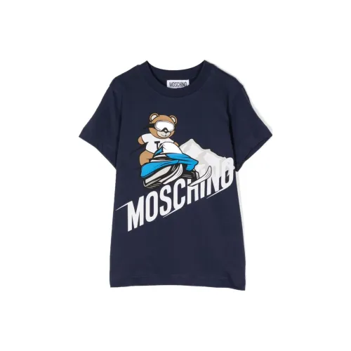 MOSCHINO T-рубашка Морской синий Детская
