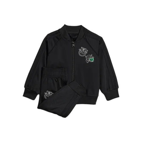 Adidas Originals Повседневная спортивная одежда Черный для детей 3-7 лет