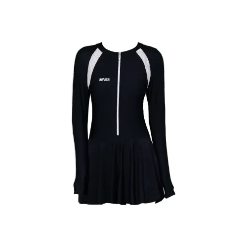 Hao Zhilang Черный Женские Ван-Пис Купальники